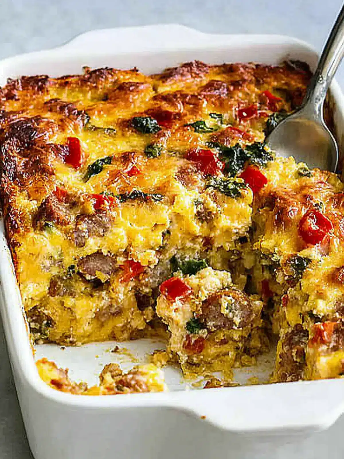 Cheesy Sausage Breakfast Casserole for Ultimate Morning Bliss 5 Cheesy Sausage Breakfast Casserole