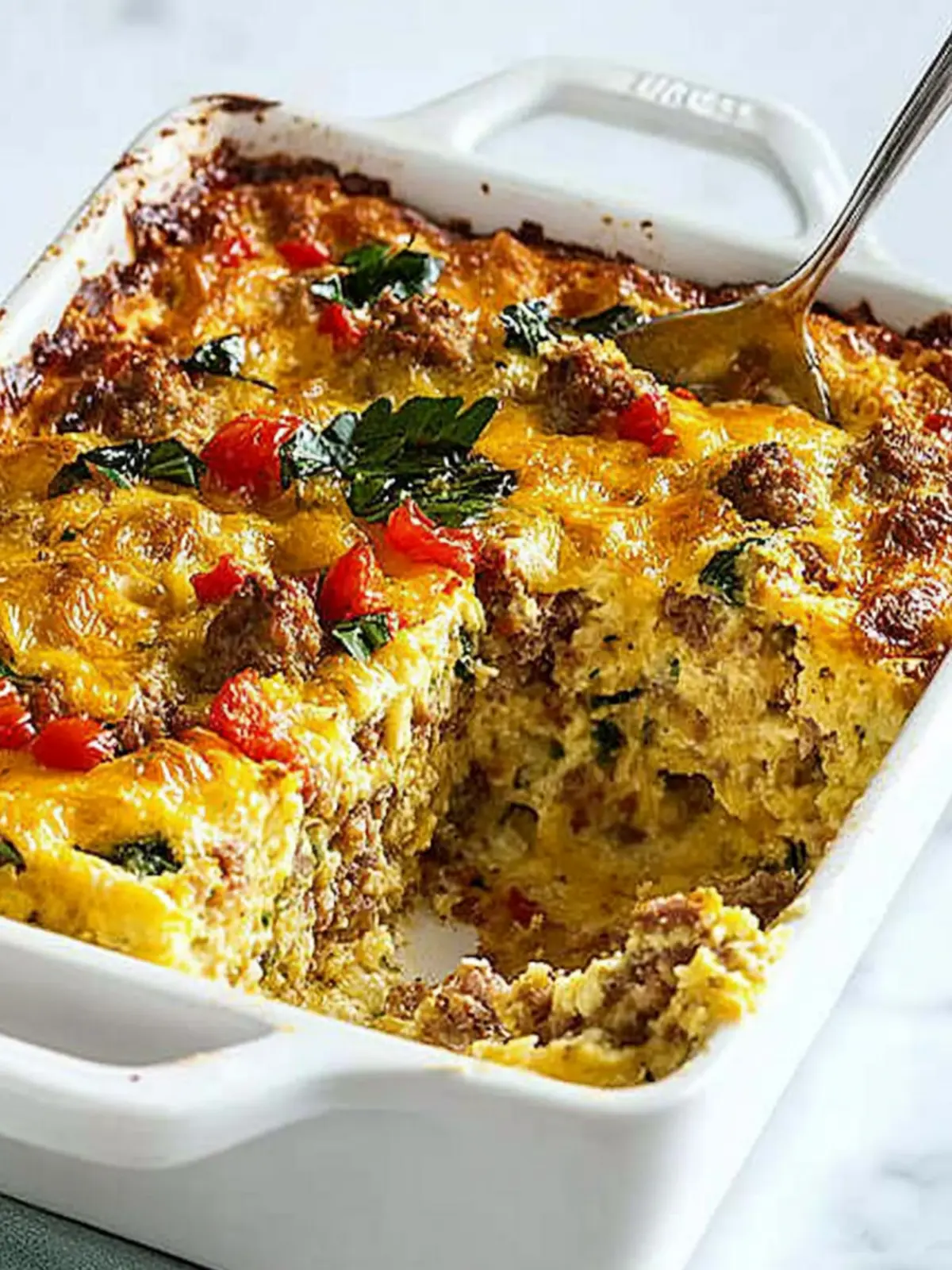 Cheesy Sausage Breakfast Casserole for Ultimate Morning Bliss 3 Cheesy Sausage Breakfast Casserole