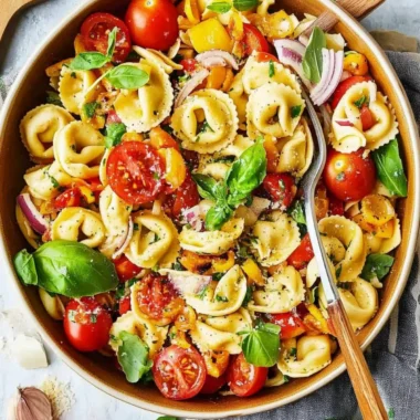 Bright & Zesty Tortellini Salad for Your Perfect Summer Picnic 9 Tortellini Salad