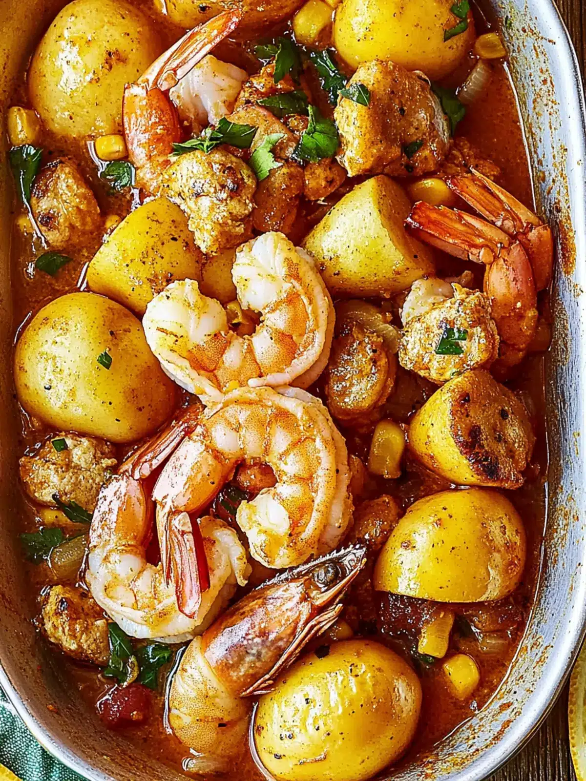 Slow Cooker Shrimp Boil