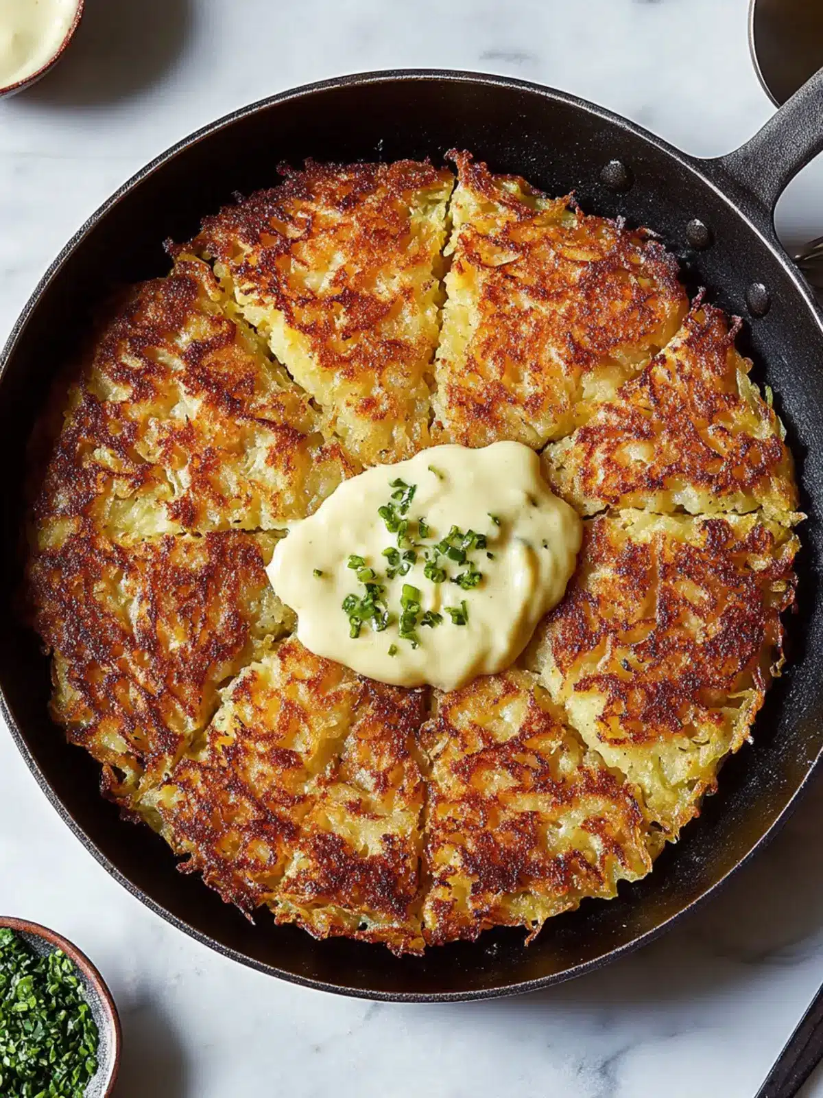 Giant Skillet Latke