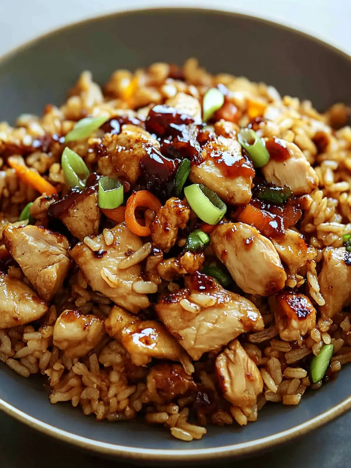 Japanese BBQ Chicken Fried Rice