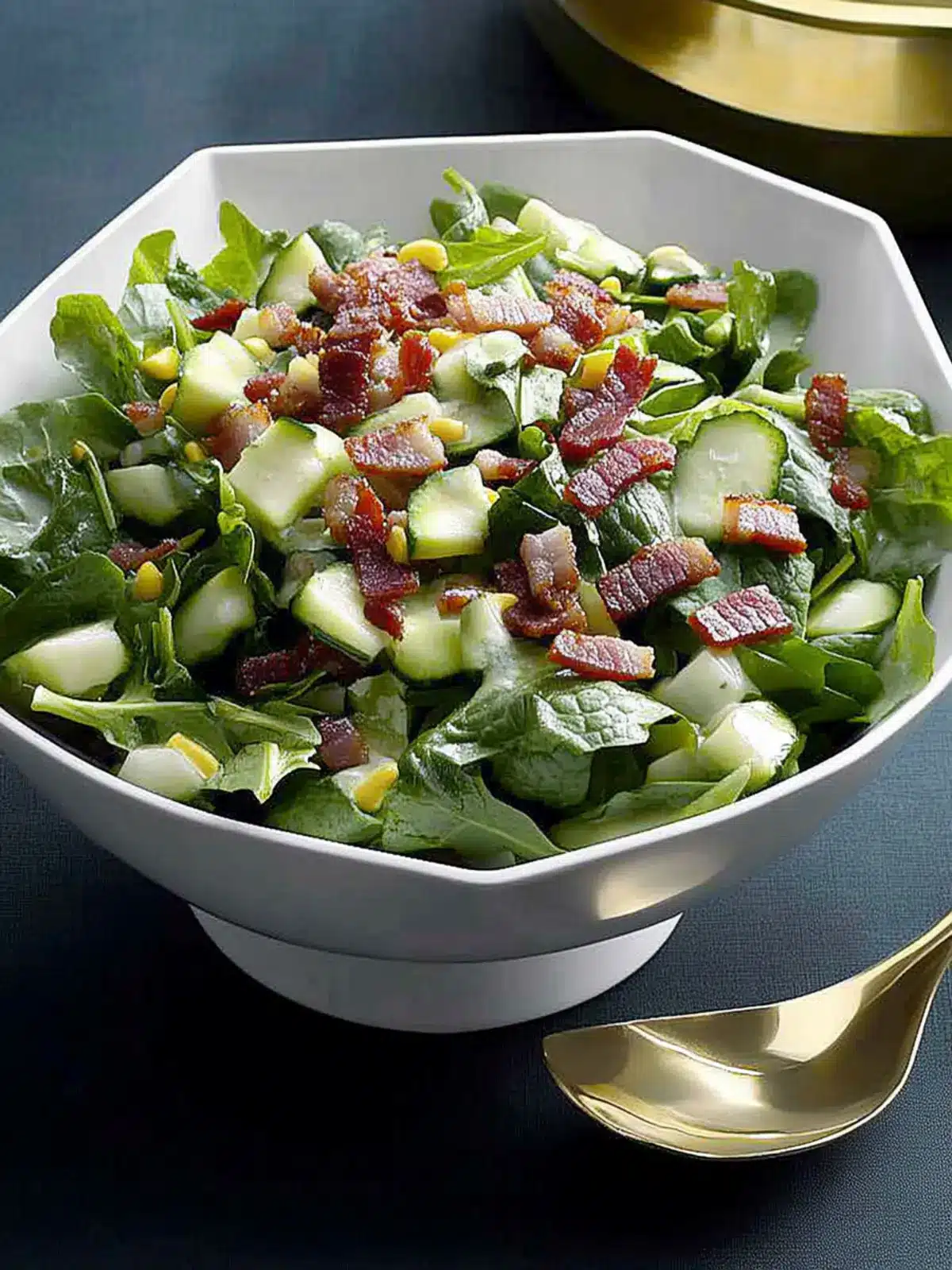 Greens with Hot Bacon Dressing for a Flavor-Packed Delight 3 Greens with Hot Bacon Dressing