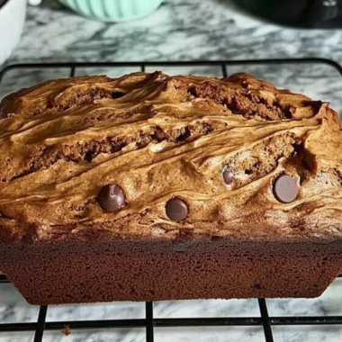 Peanut Butter Chocolate Chip Banana Bread