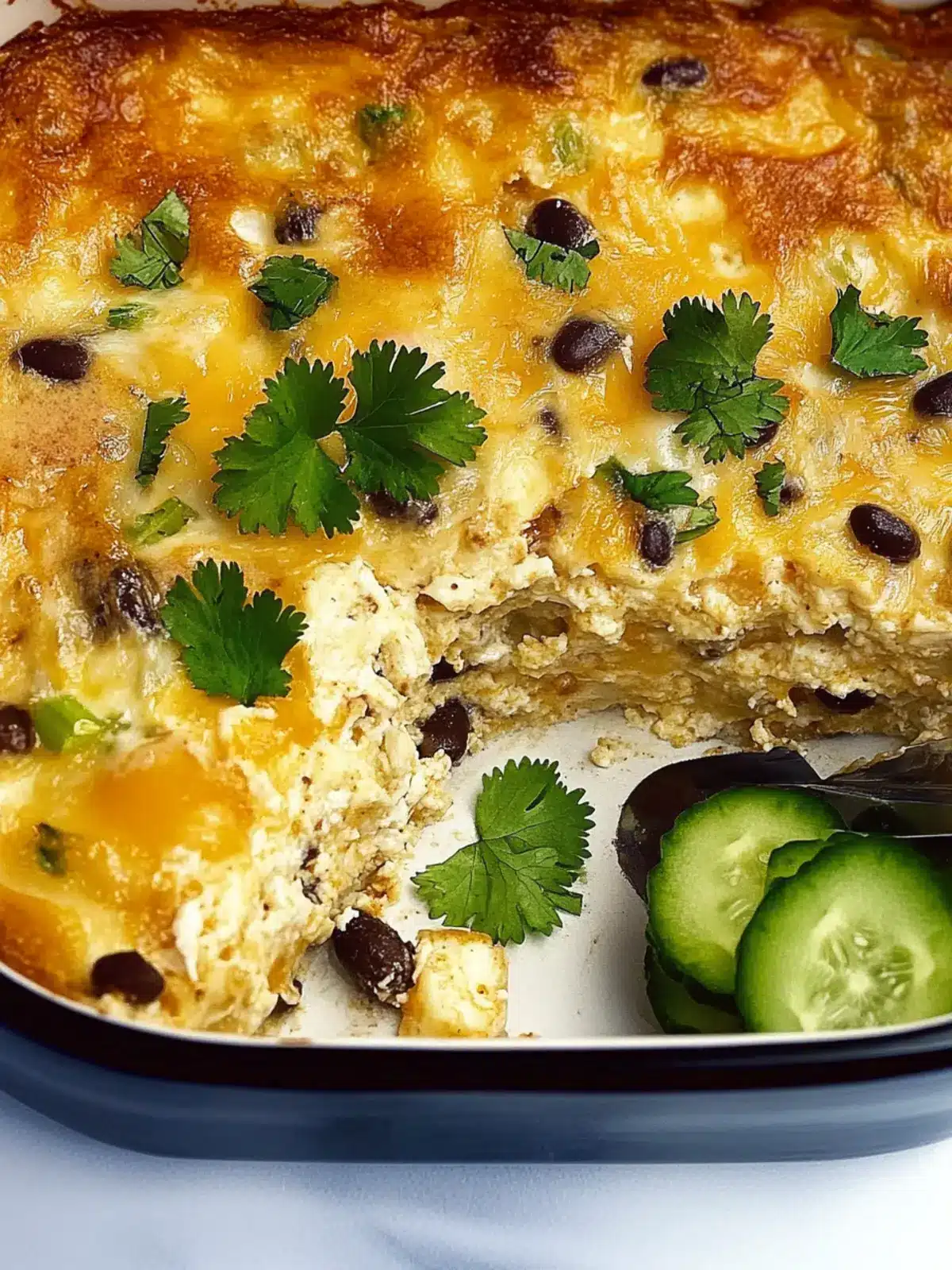 Breakfast Burrito Egg Casserole