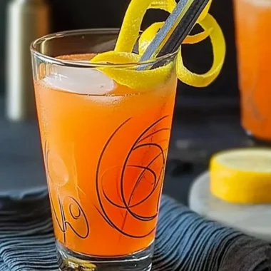 Aperol & limoncello cocktail