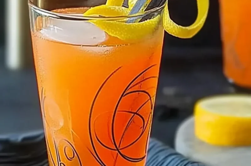 Aperol & limoncello cocktail