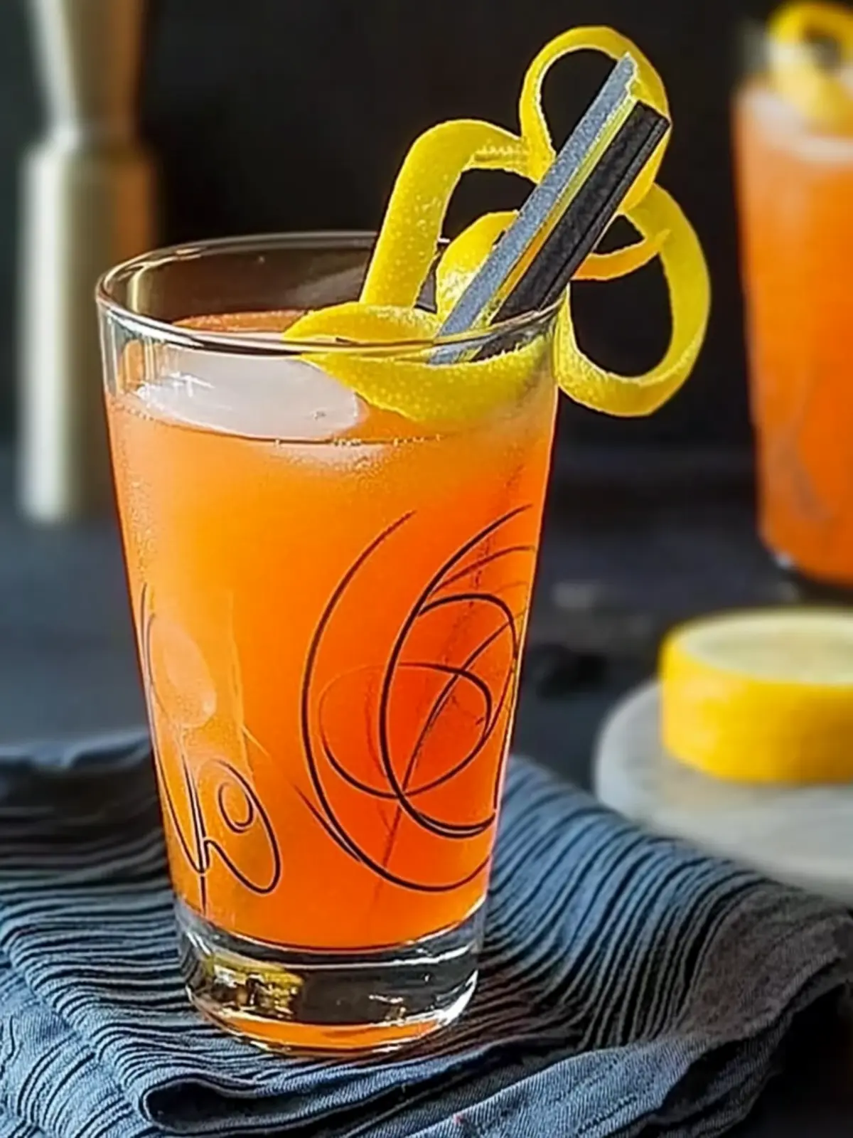 Aperol & limoncello cocktail