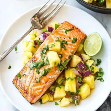 Pineapple Glazed Salmon