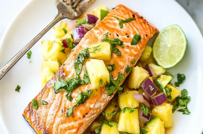 Pineapple Glazed Salmon