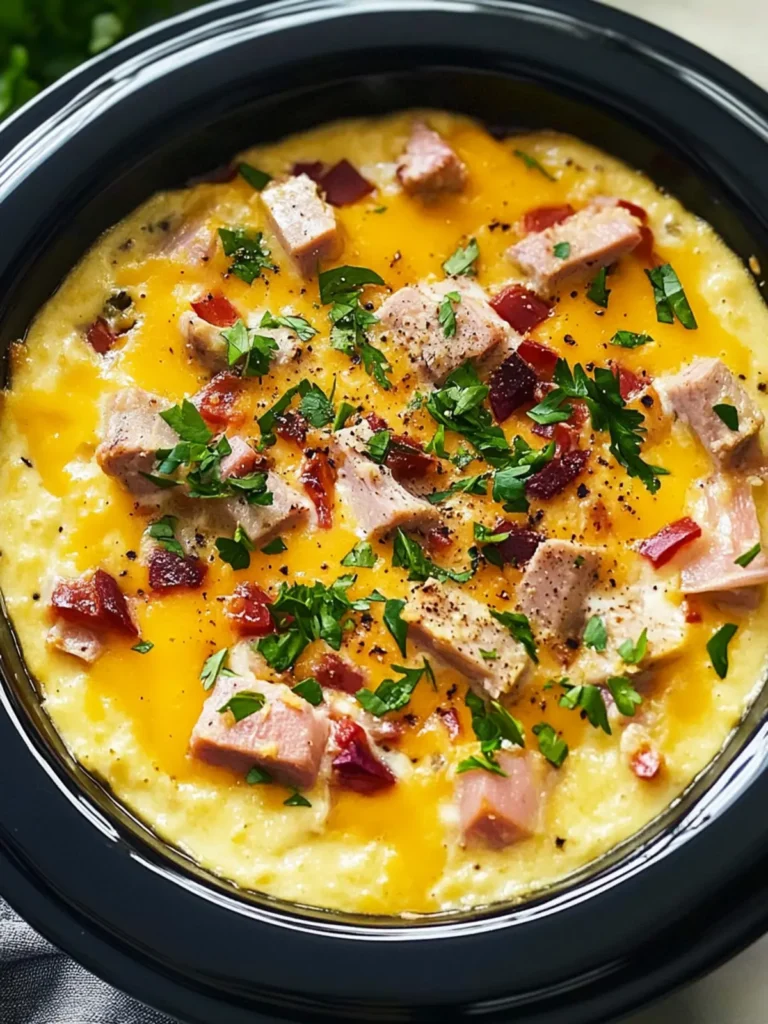 Savory Overnight Crock-Pot Breakfast Casserole for Easy Mornings 4 Overnight Crock-Pot Breakfast Casserole