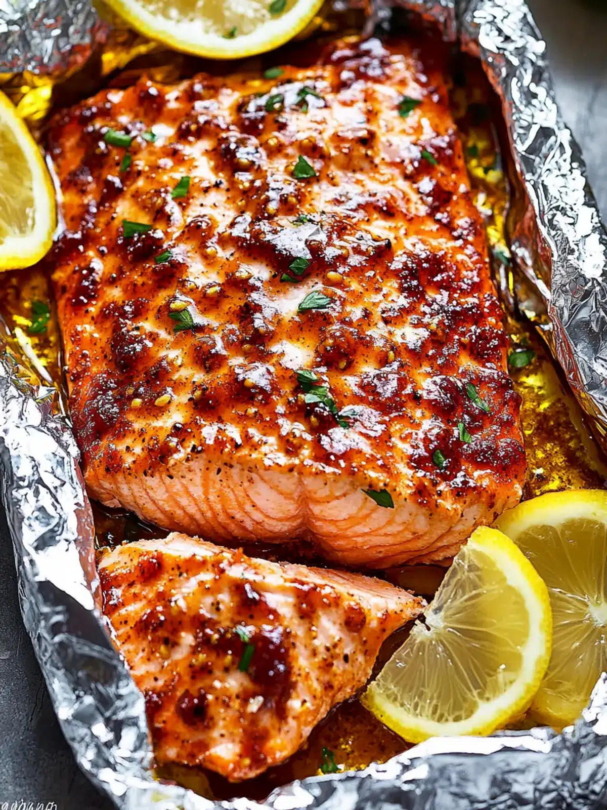 Honey Mustard Salmon in Foil: Easy Dinner Delight for All 3 Honey Mustard Salmon In Foil