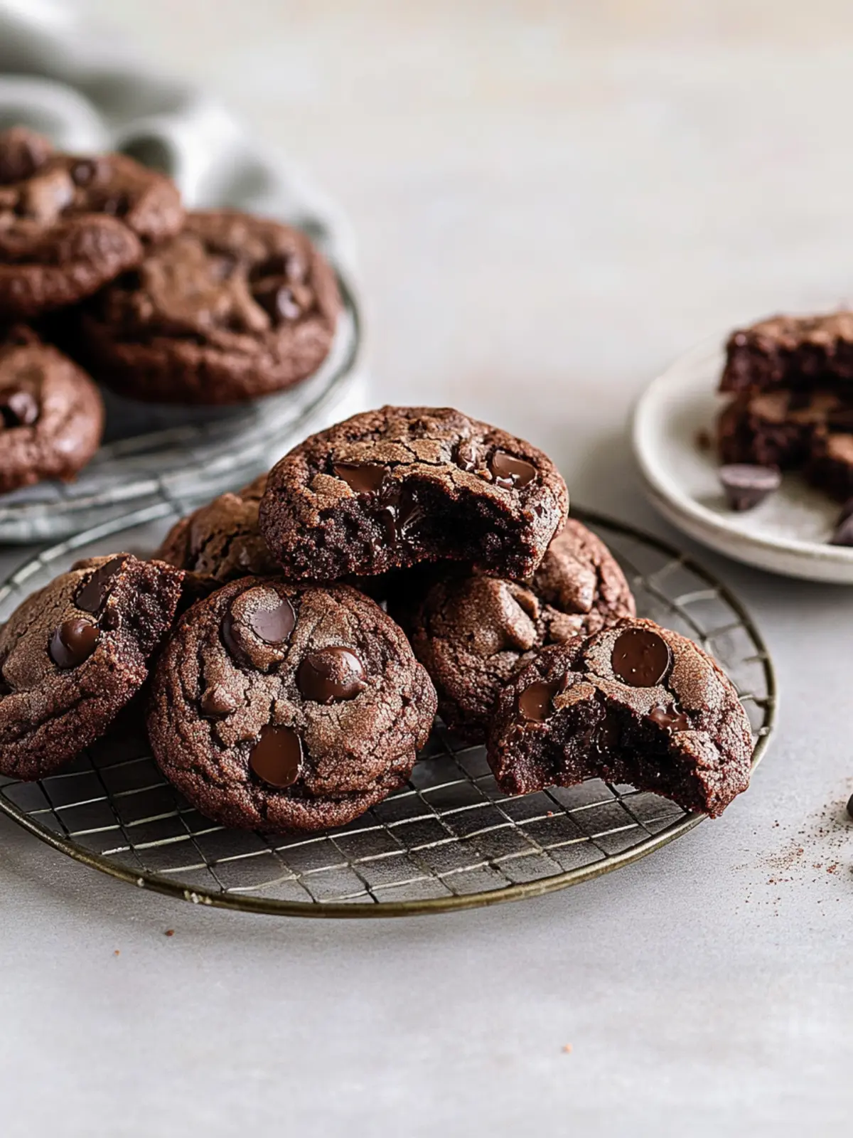 Double Chocolate Chip Cookies