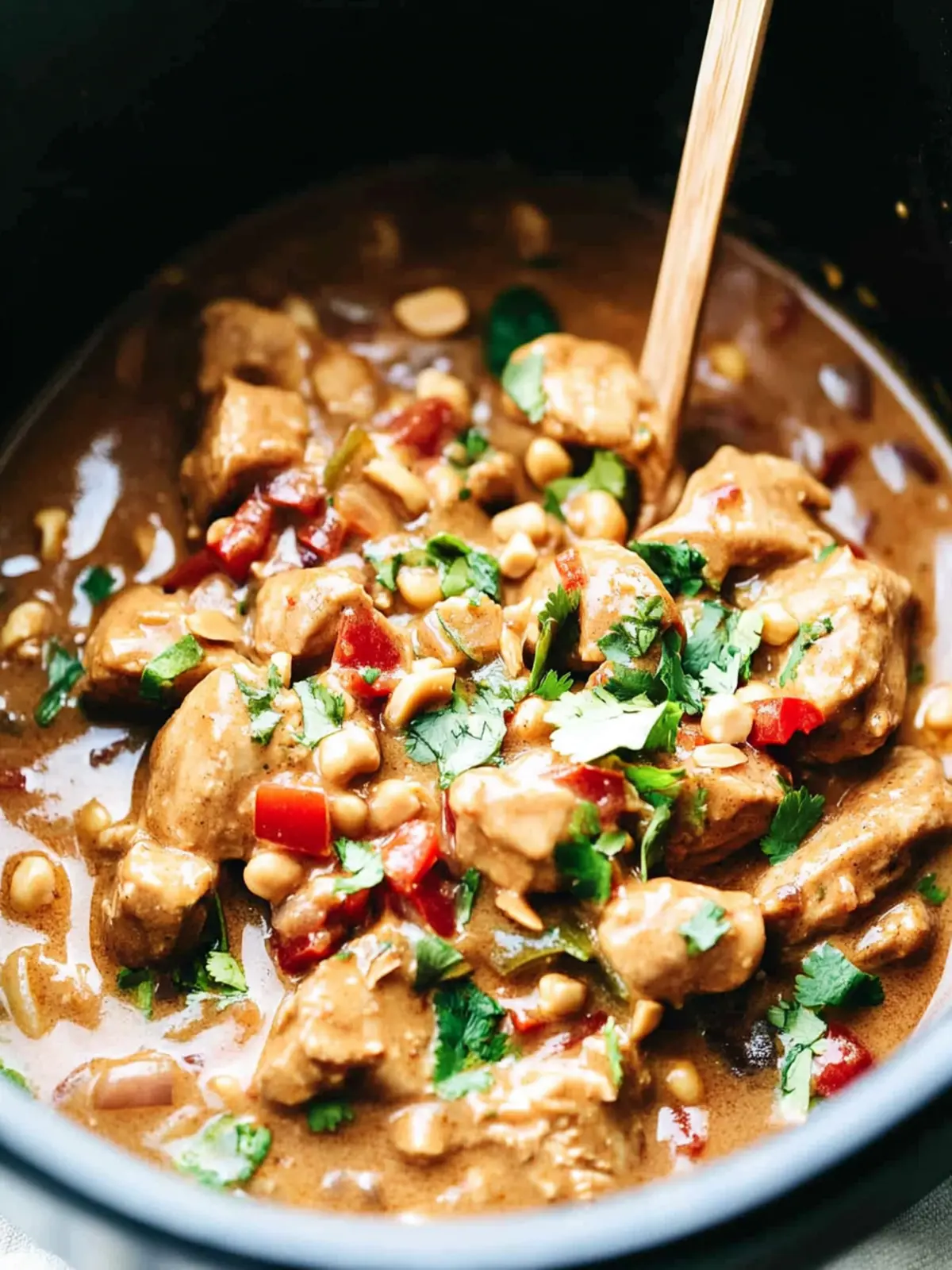 Irresistible Slow Cooker Thai Peanut Chicken in No Time 3 Slow Cooker Thai Peanut Chicken