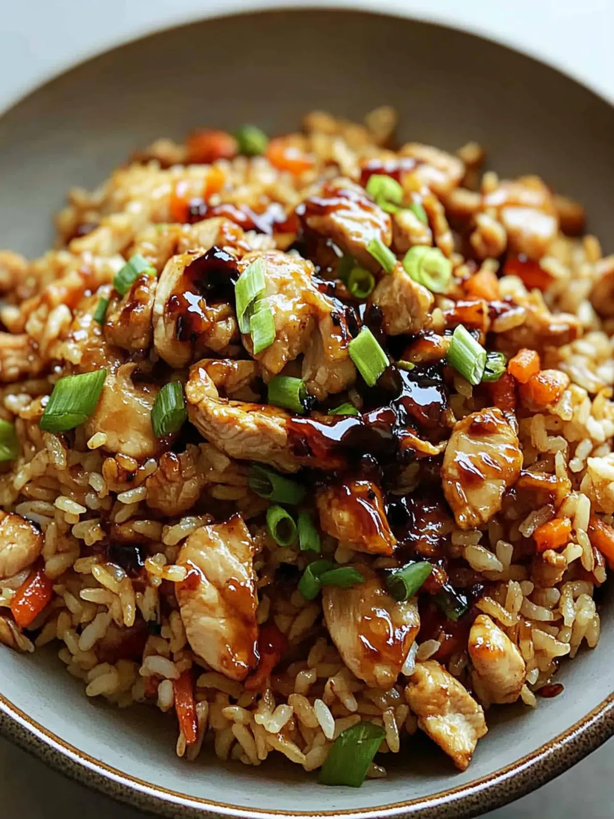 Japanese BBQ Chicken Fried Rice