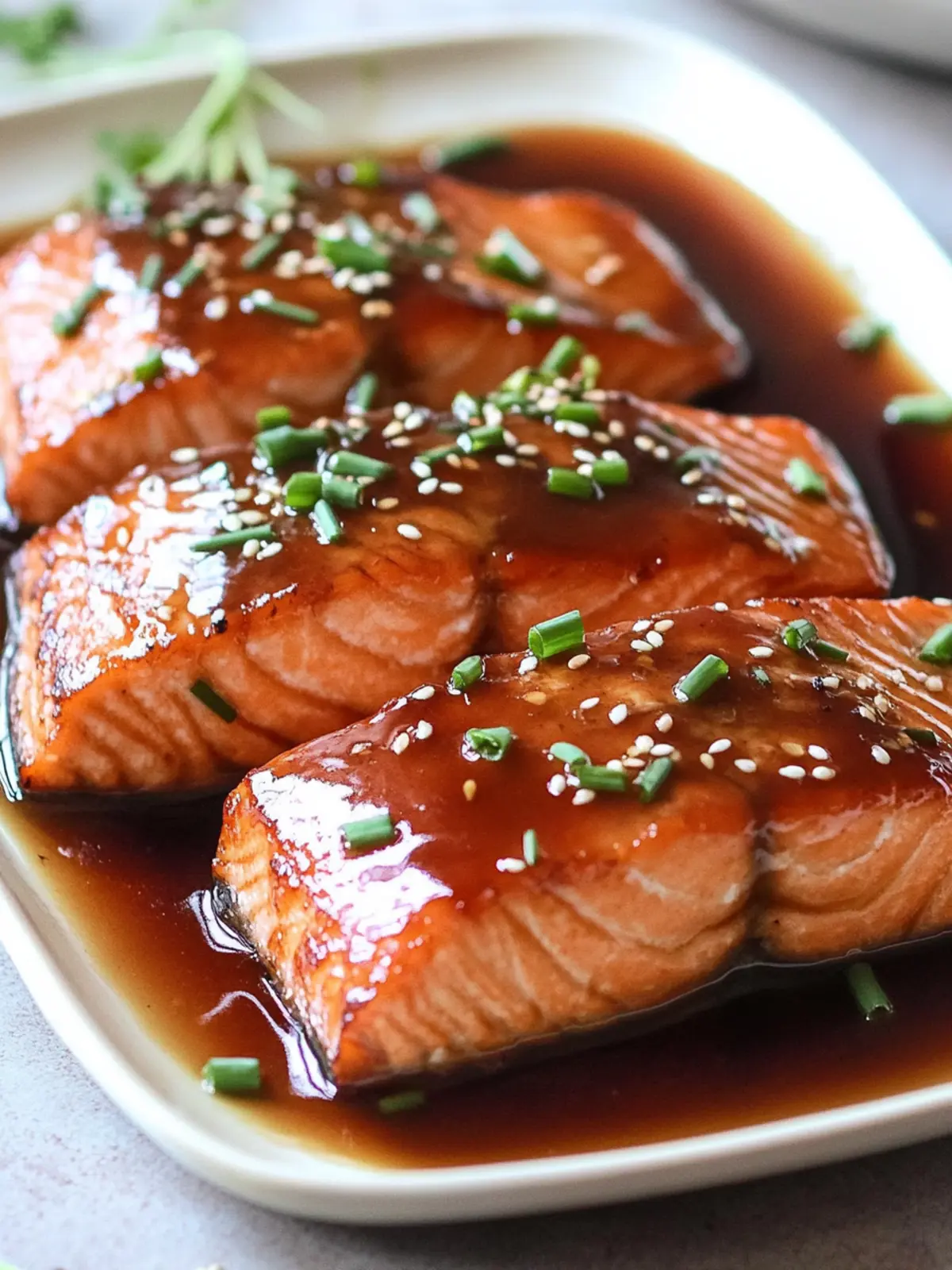 Maple Glazed Salmon with Fresh Chives