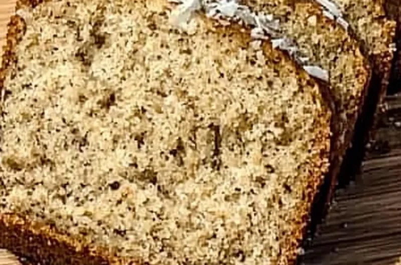 Coconut Banana Bread (Easy Recipe)