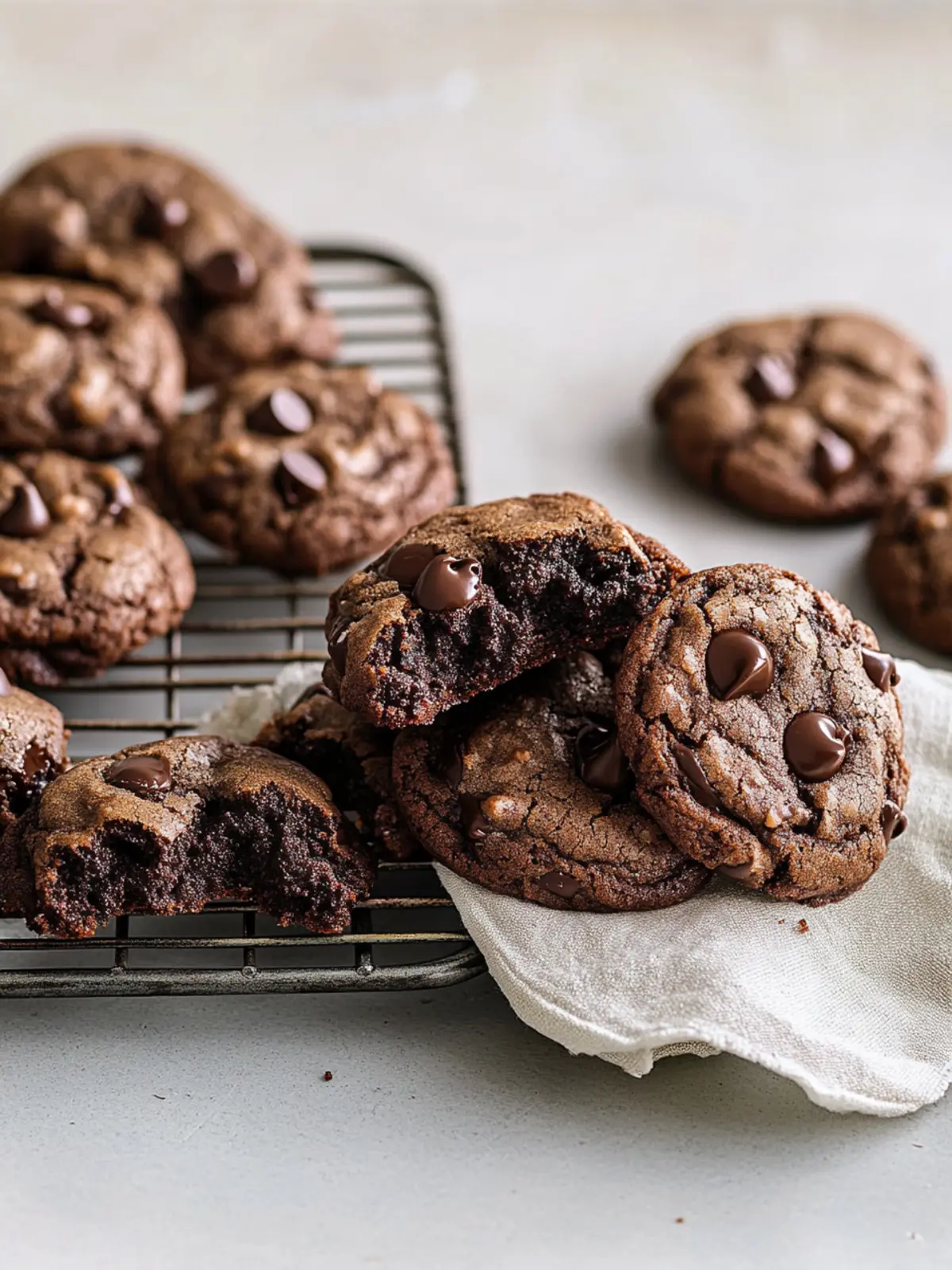 Double Chocolate Chip Cookies
