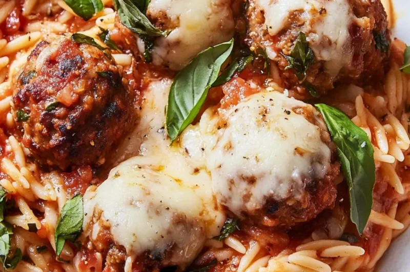 Meatball Parm Orzo