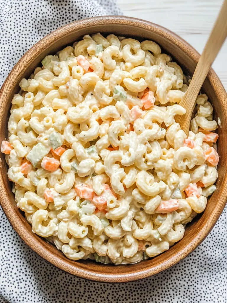 Hawaiian Plate Lunch Mac Salad