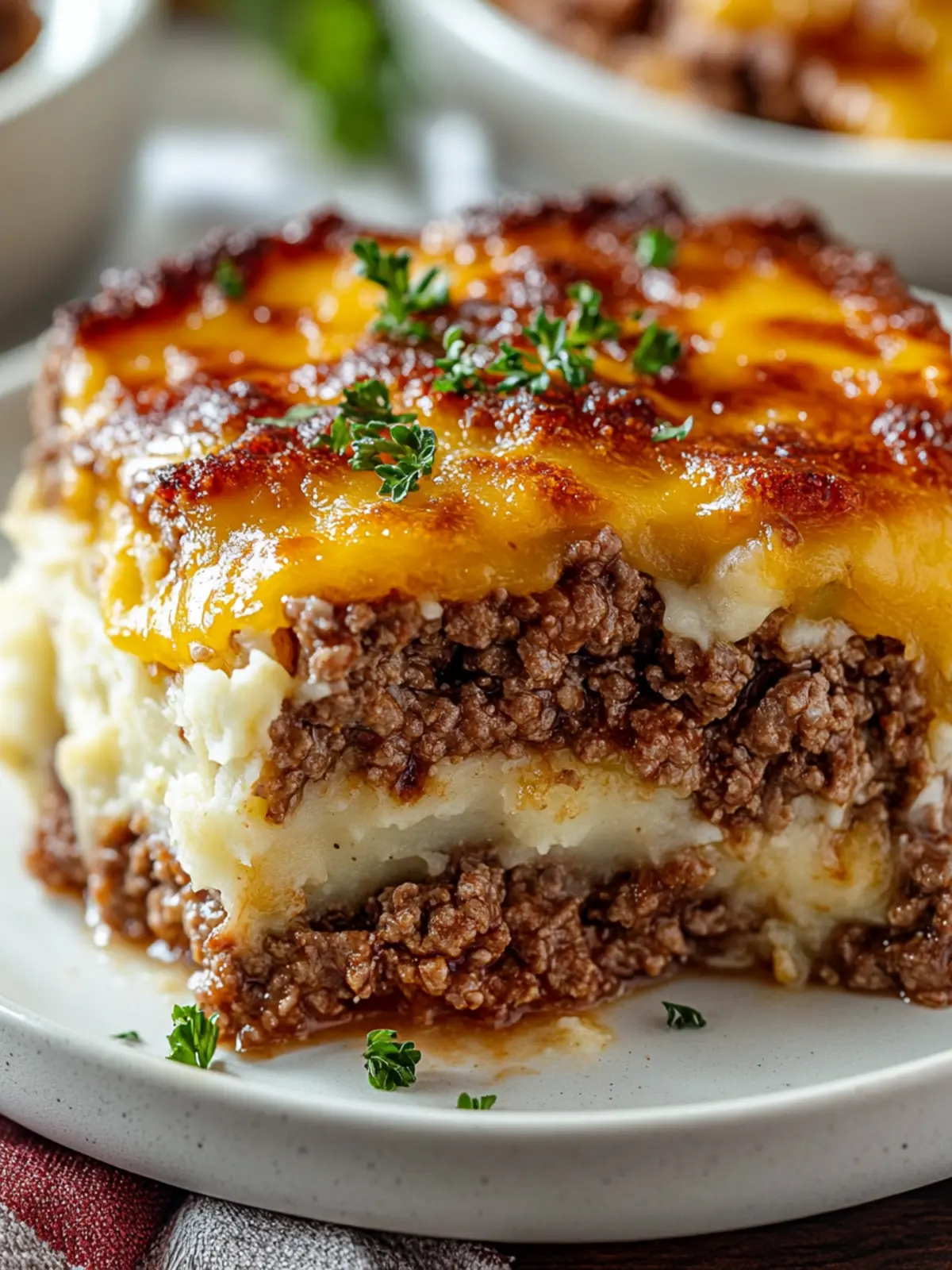 Decadent Meatloaf with Mashed Potatoes and Cheese Recipe 3 Meatloaf with Mashed Potatoes and Cheese Recipe