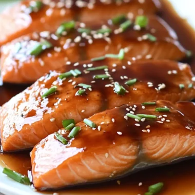 Maple Glazed Salmon with Fresh Chives