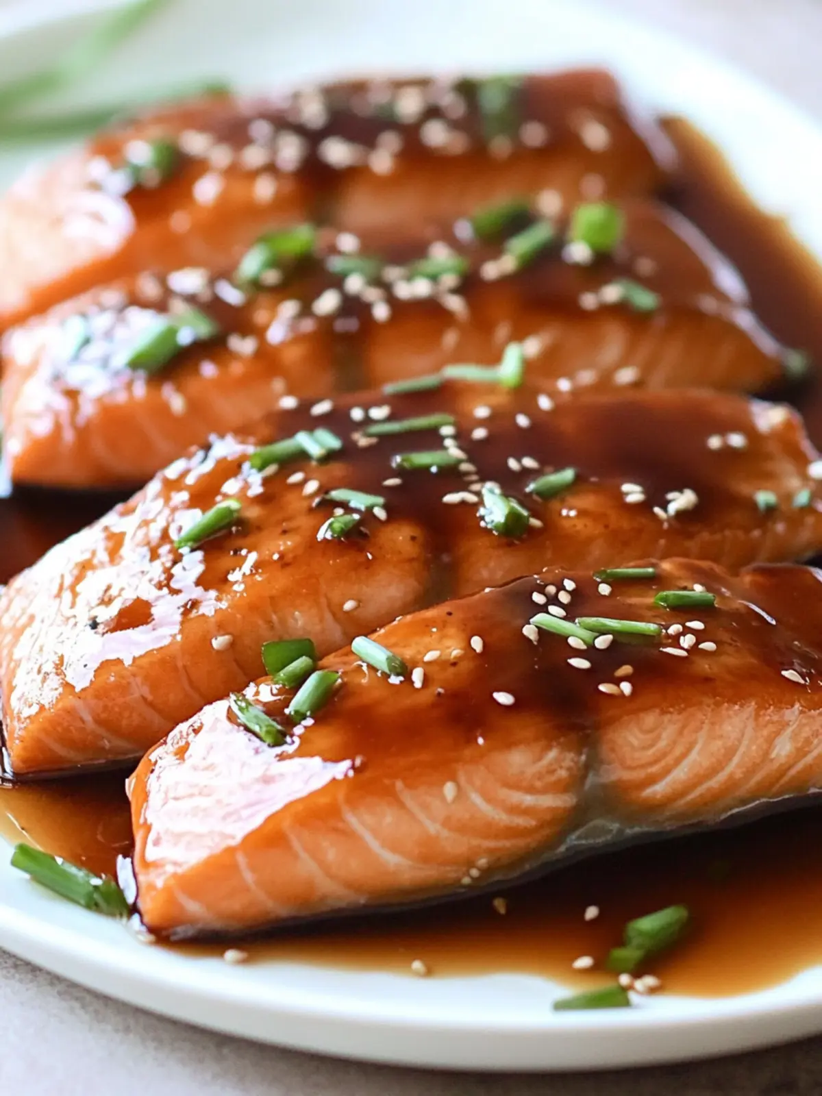 Maple Glazed Salmon with Fresh Chives