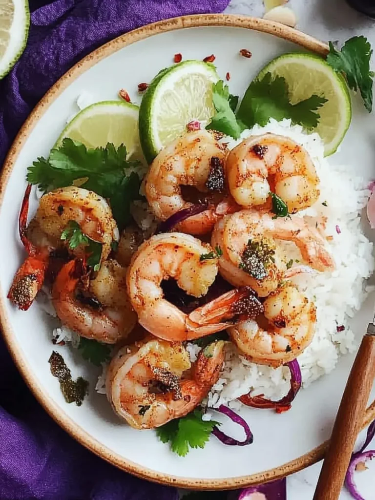 Spiced Garlic Shrimp Over Coconut Rice to Wow Your Taste Buds 3 Spiced Garlic Shrimp Over Coconut Rice