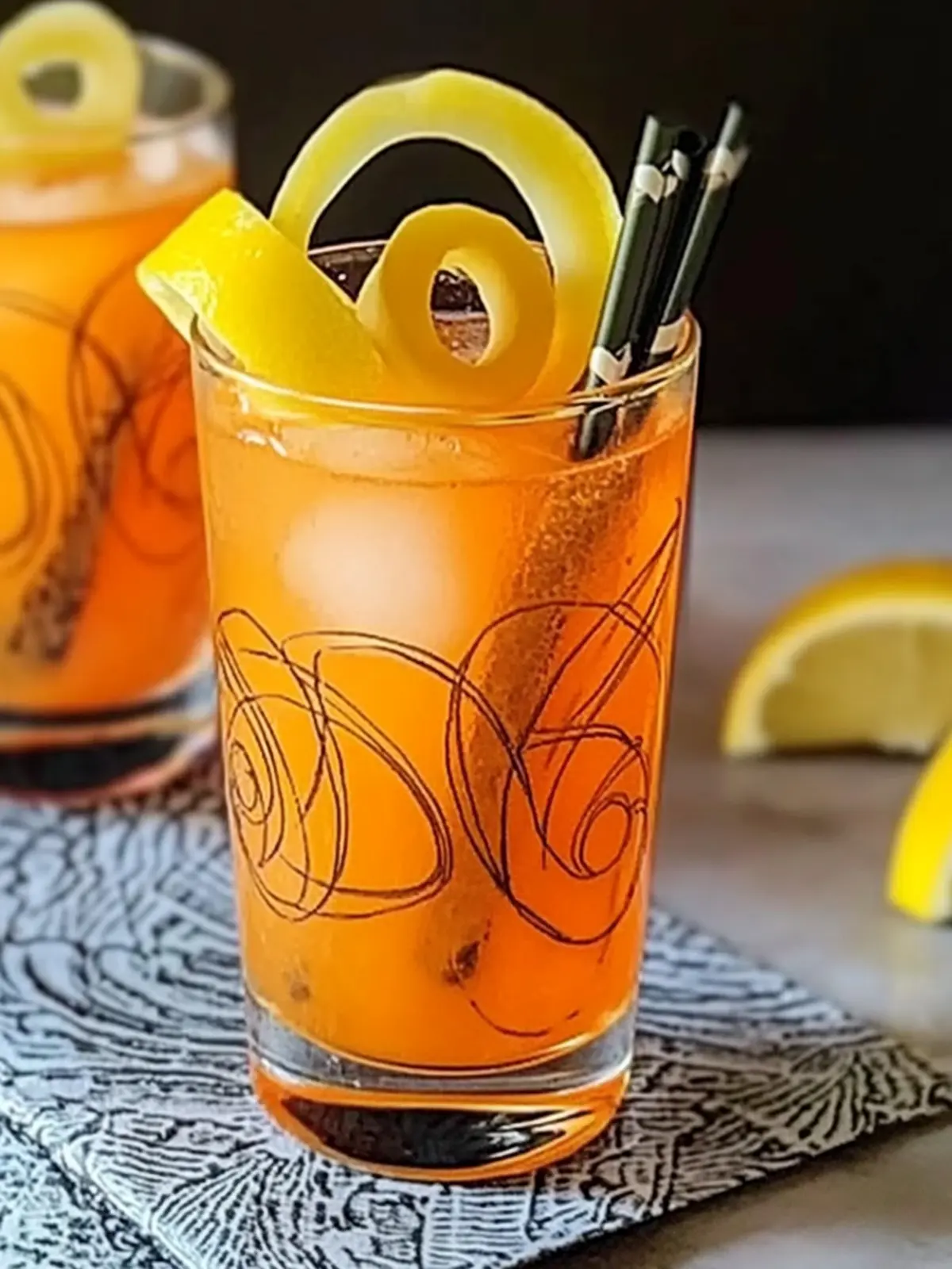 Aperol & limoncello cocktail