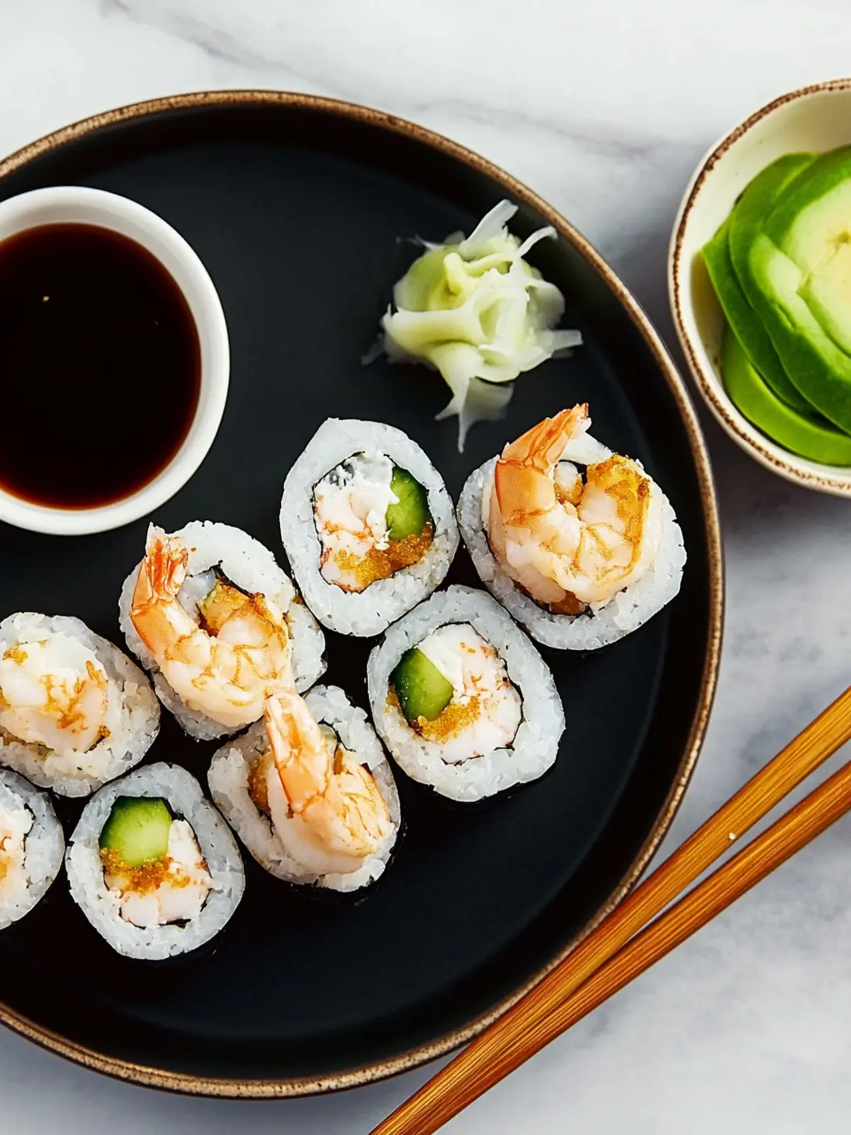 Heavenly Shrimp Tempura Roll Recipe with Creamy Avocado 3 Shrimp Tempura Roll
