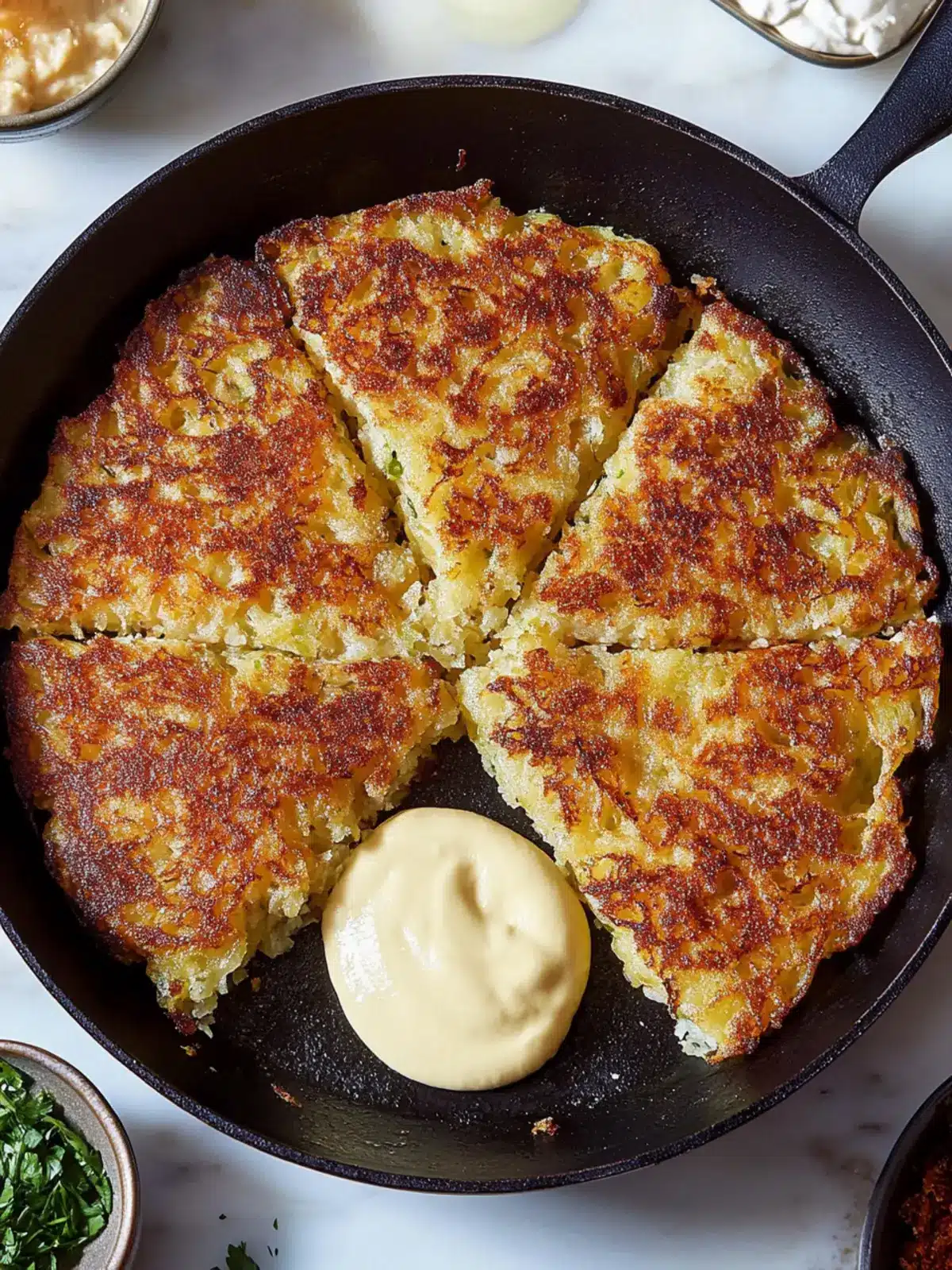 Giant Skillet Latke