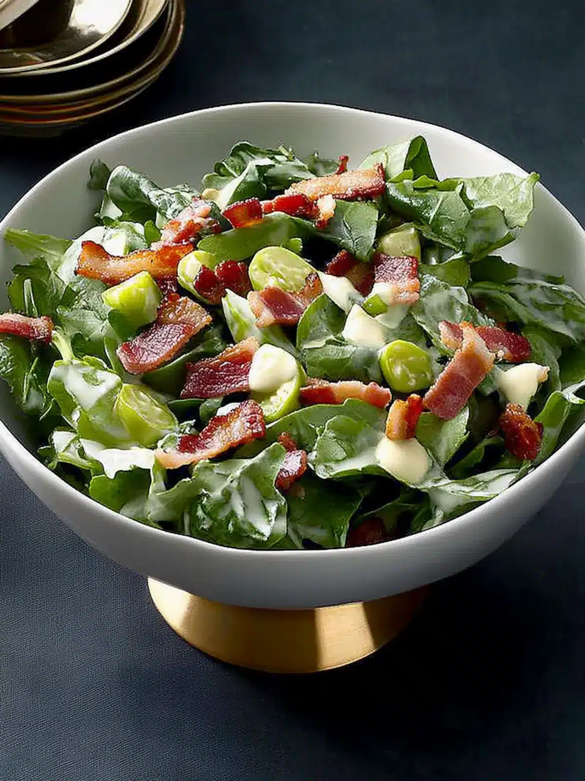 Greens with Hot Bacon Dressing for a Flavor-Packed Delight 4 Greens with Hot Bacon Dressing