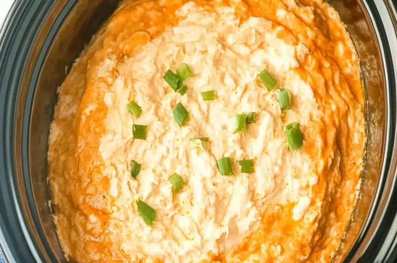 Crockpot Buffalo Chicken Dip
