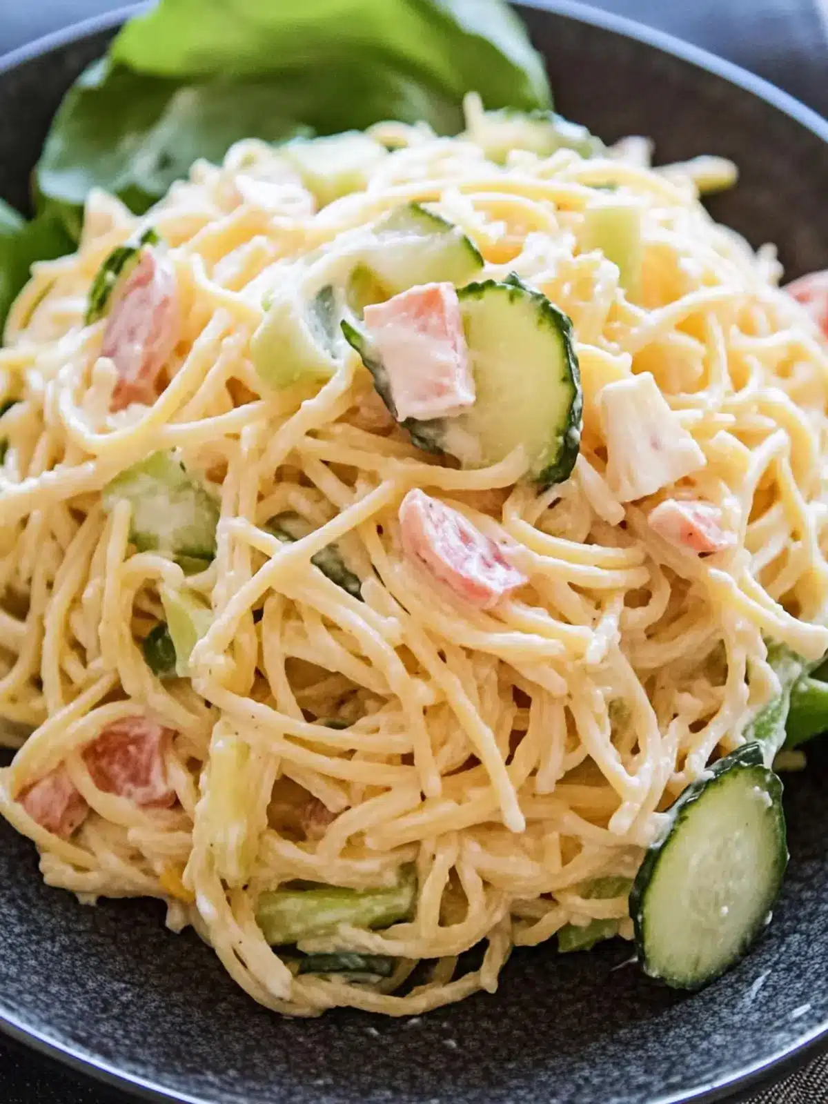 Delicious Japanese Pasta Salad: Quick, Creamy & Irresistible 3 Japanese Pasta Salad (Spaghetti Salad)
