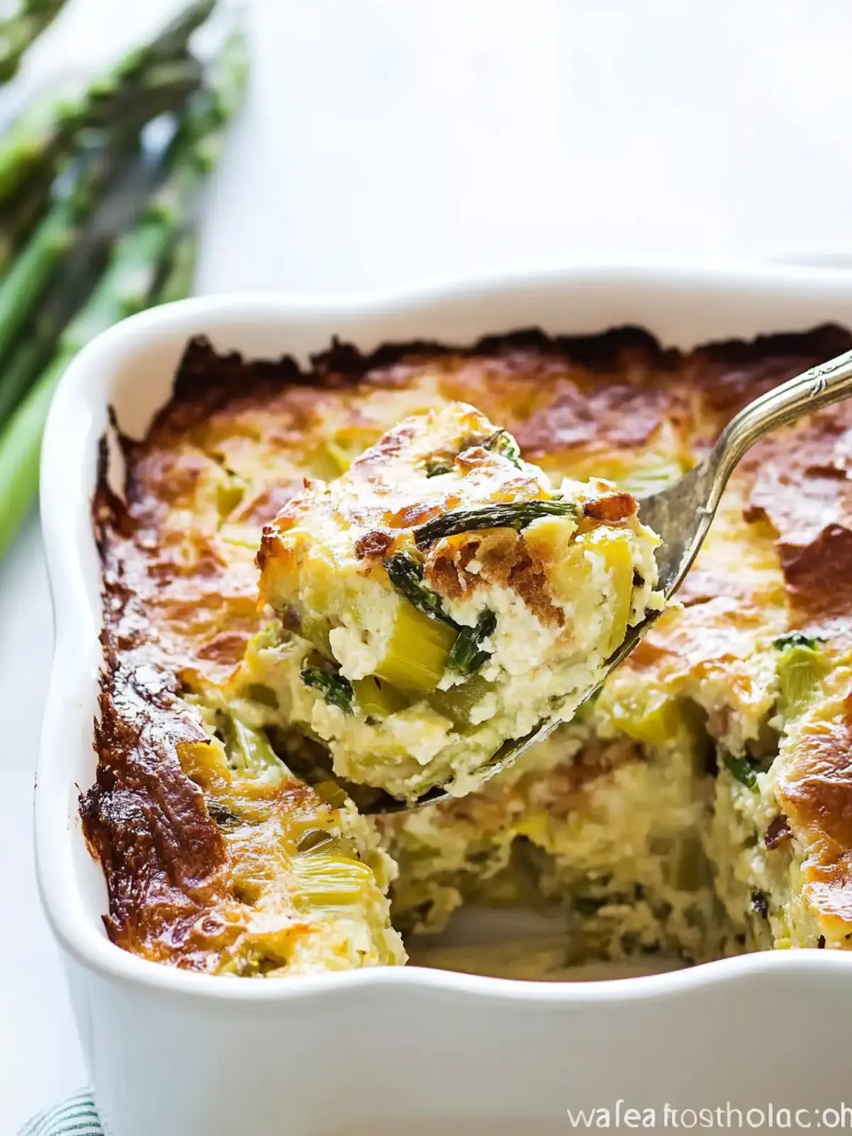 Delicious Breakfast Casserole with Leeks and Asparagus Joy 5 Breakfast Casserole with Leeks and Asparagus