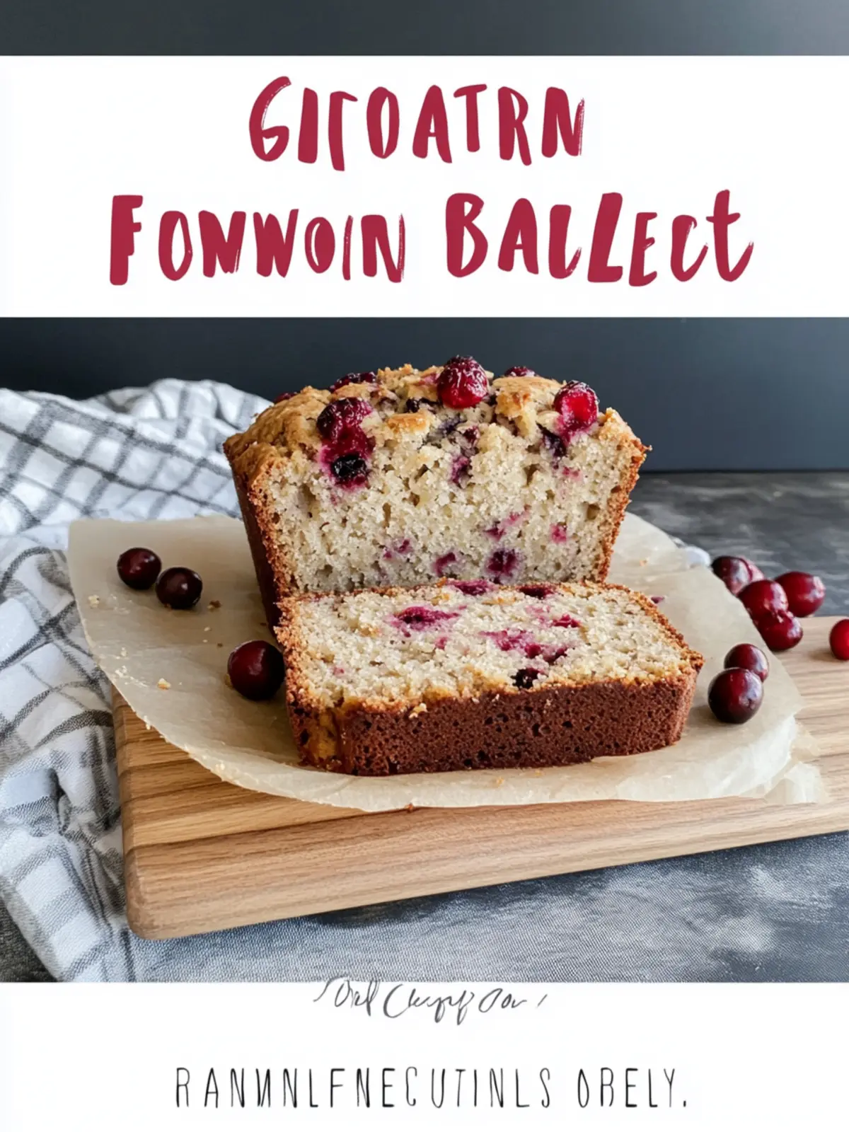 Cranberry Banana Bread