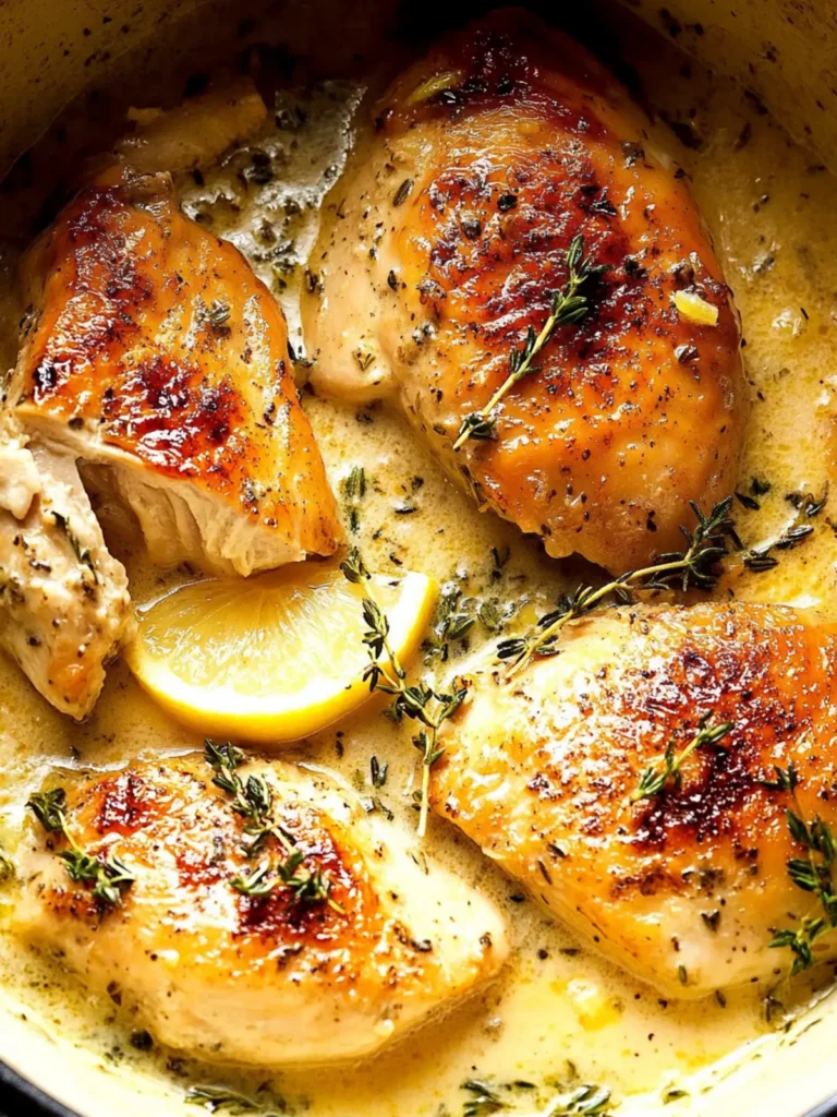 Slow-Cooker Creamy Lemon Herb Chicken for Effortless Comfort 4 Slow-Cooker Creamy Lemon Herb Chicken