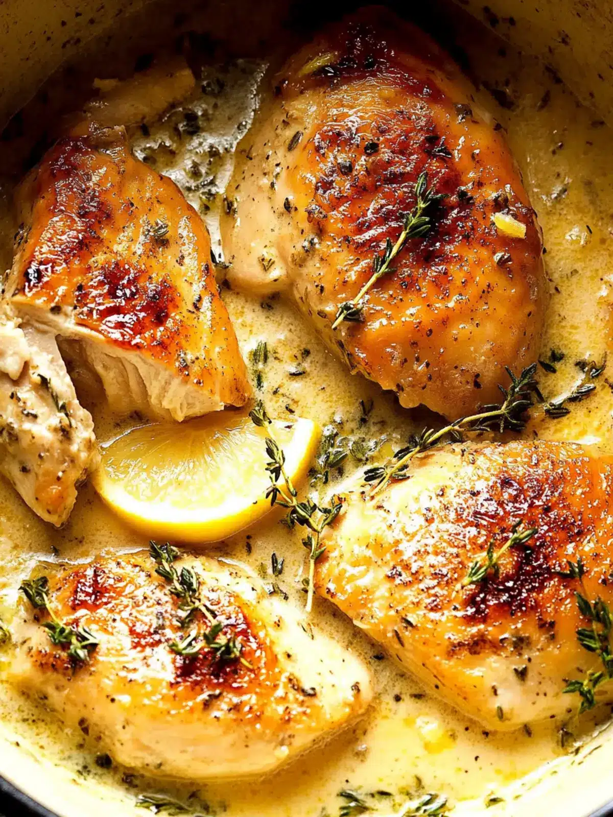 Slow-Cooker Creamy Lemon Herb Chicken for Effortless Comfort 4 Slow-Cooker Creamy Lemon Herb Chicken