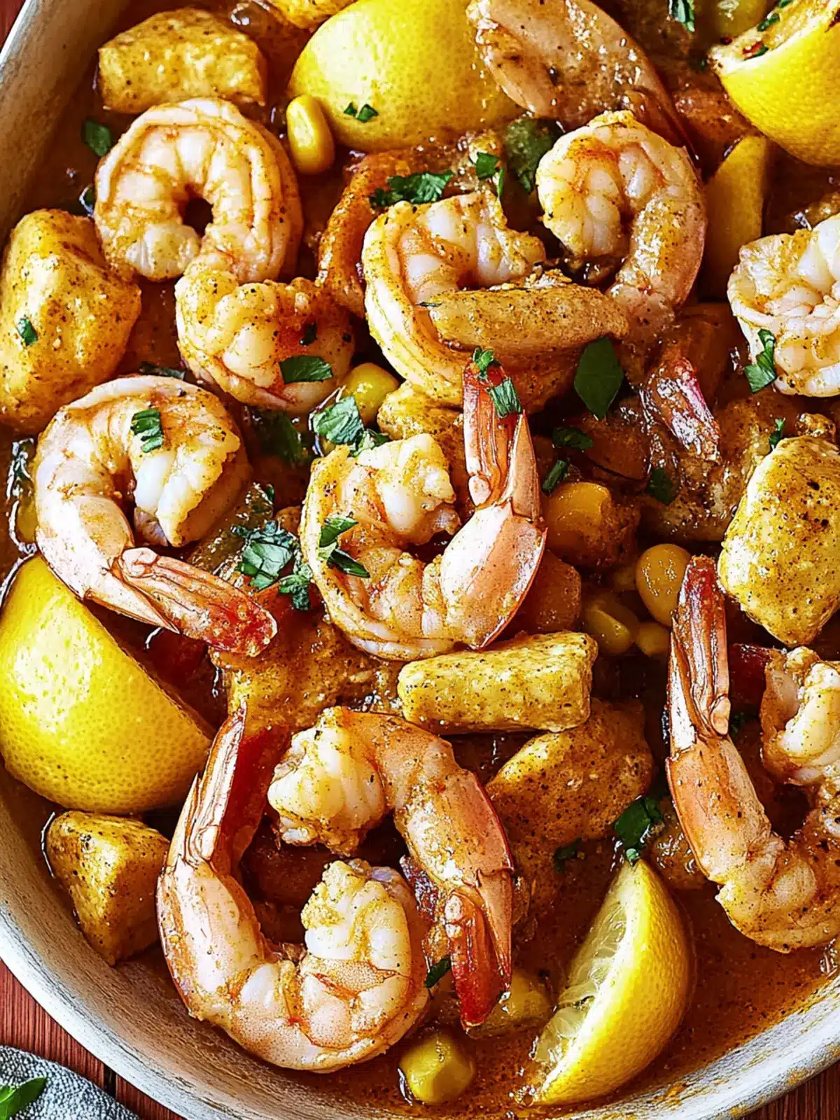 Slow Cooker Shrimp Boil