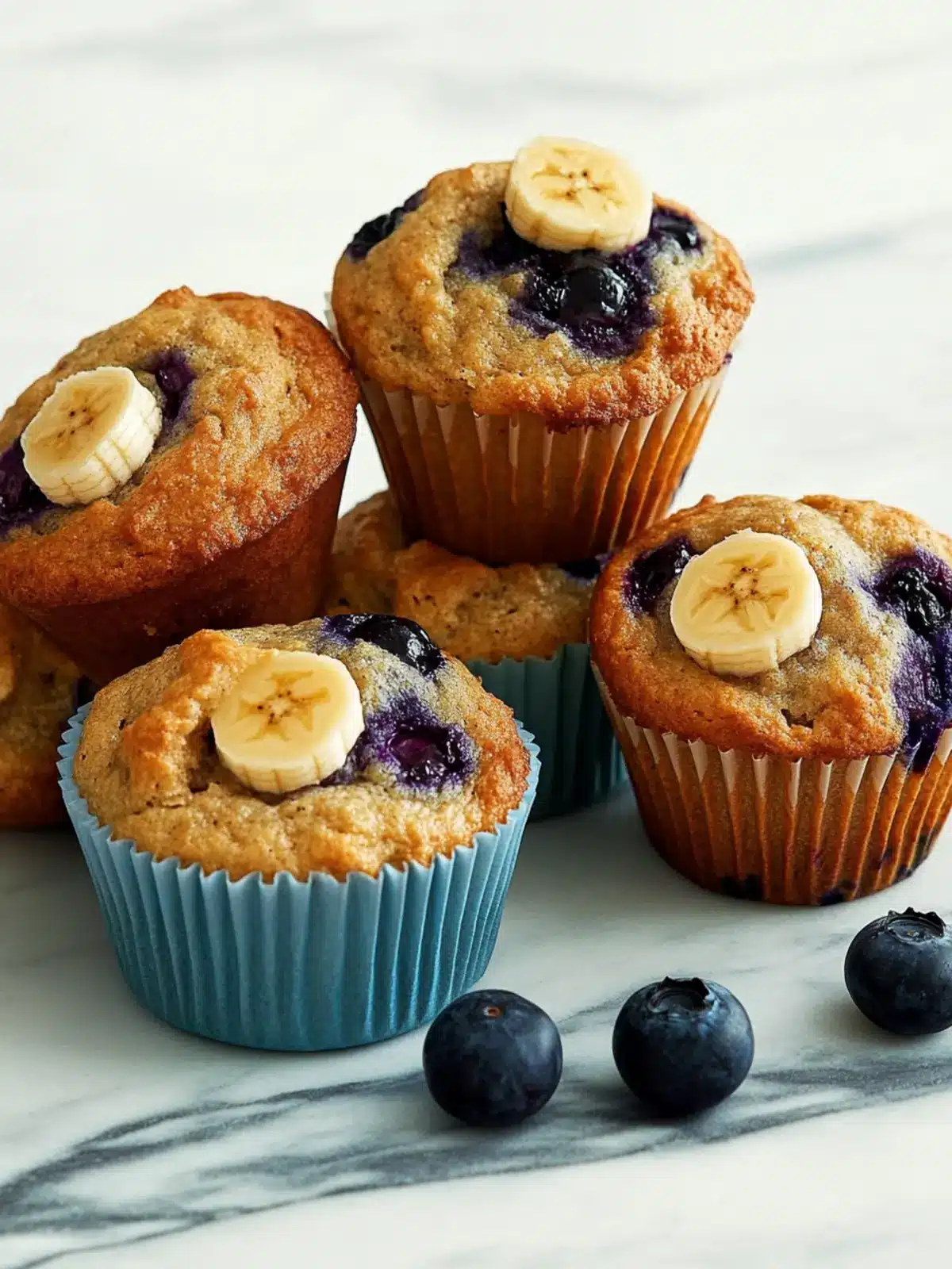 Air Fryer Banana Blueberry Muffins for Your Quick Breakfast Delight 2 Air Fryer Banana Blueberry Muffins