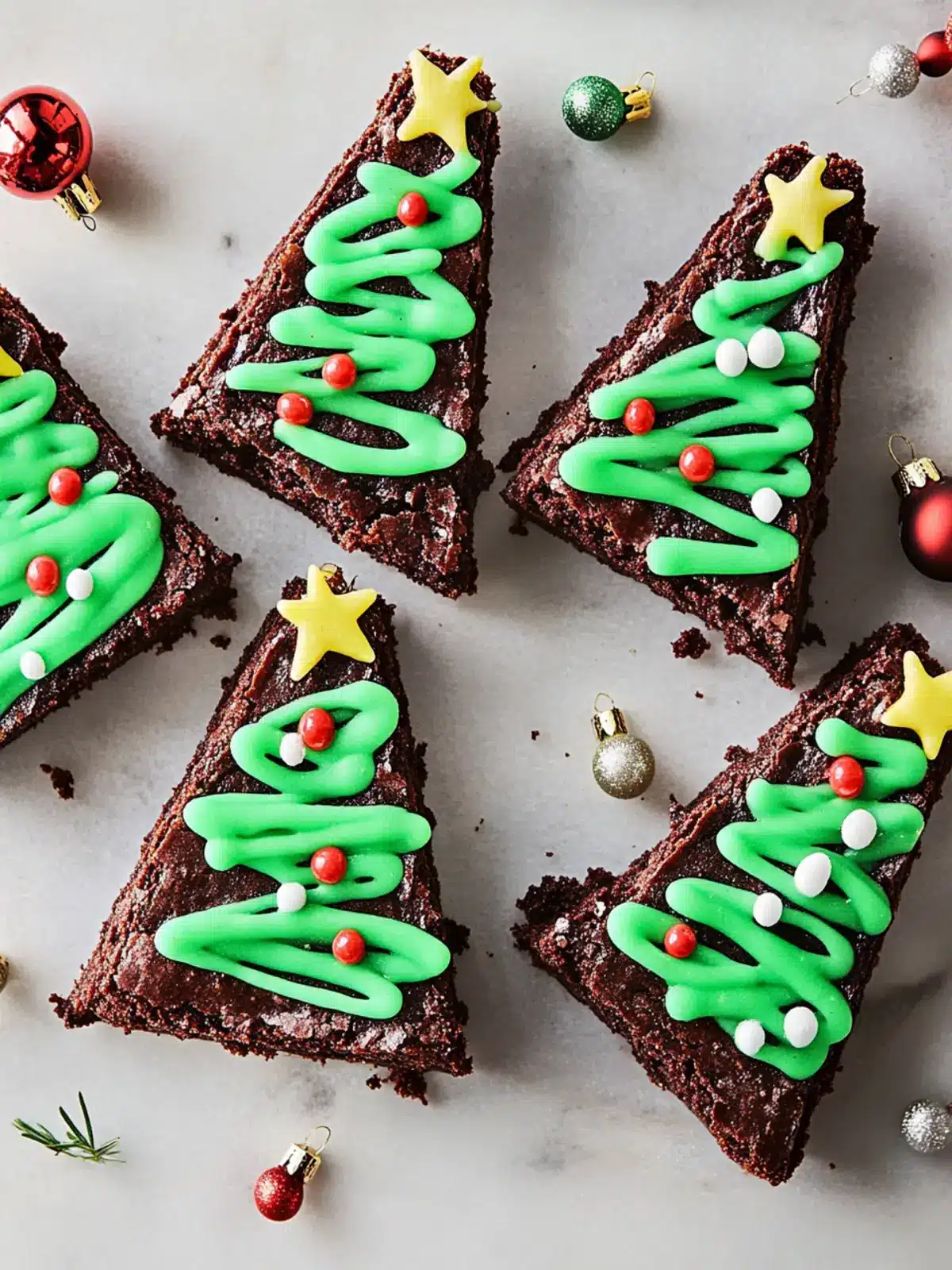Delicious Christmas Tree Brownies Kids Will Love to Decorate 5 Christmas Tree Brownies