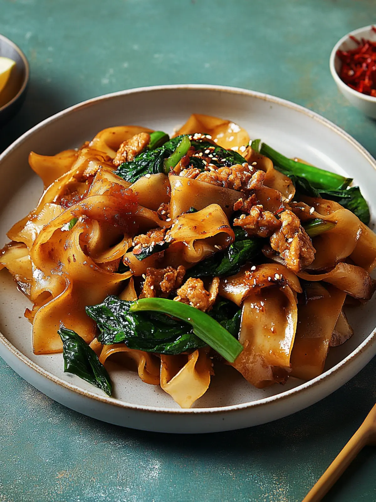 Delicious Pad See Ew: Simple Thai Noodles with Flank Steak 2 Pad See Ew