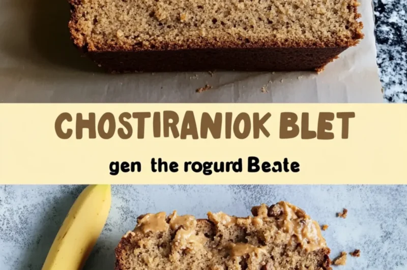 Chunky Peanut Butter Banana Bread