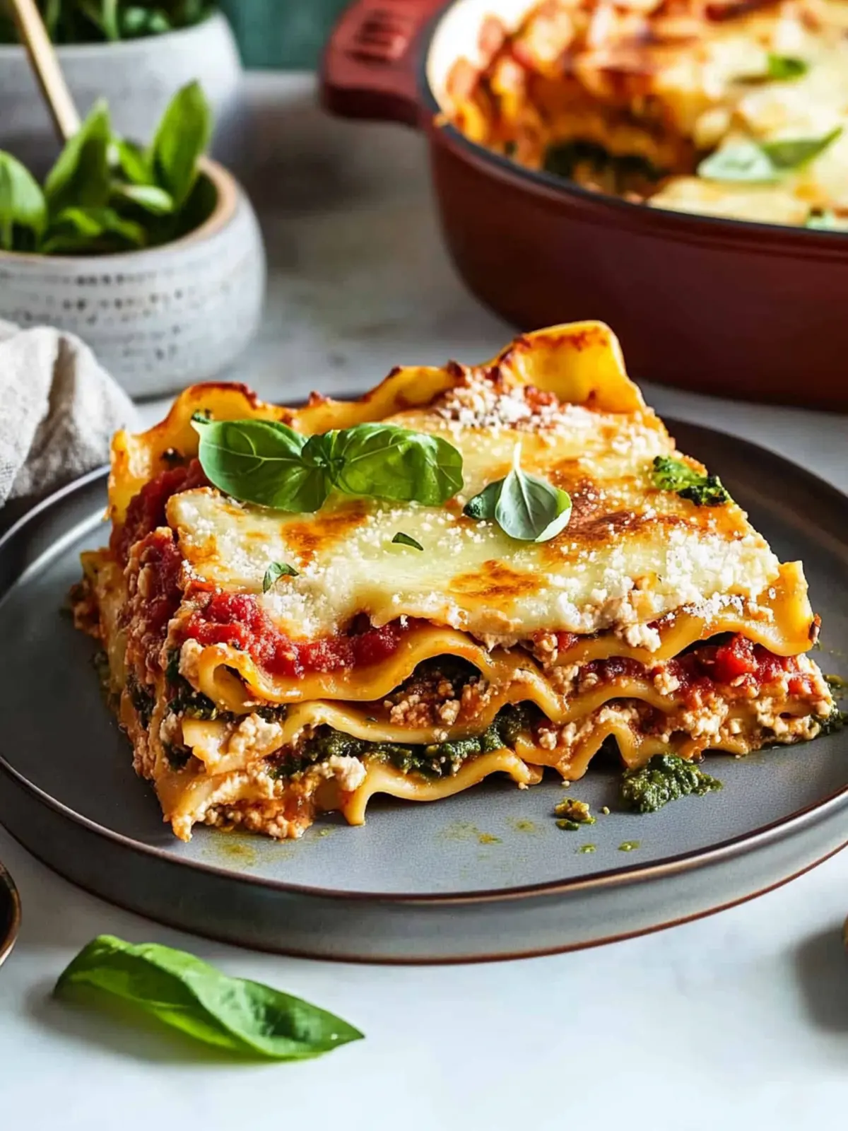 Mouthwatering Vegetarian Lasagna Packed with Roasted Veggies 4 Vegetarian Lasagna