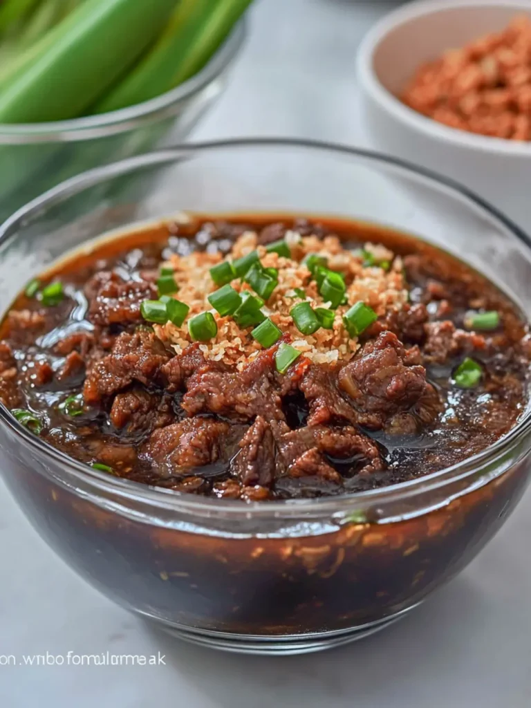 Savory Retiro Beef Pares with Crispy Chicharon Bulaklak Delight 4 Retiro Beef Pares with Chicharon Bulaklak