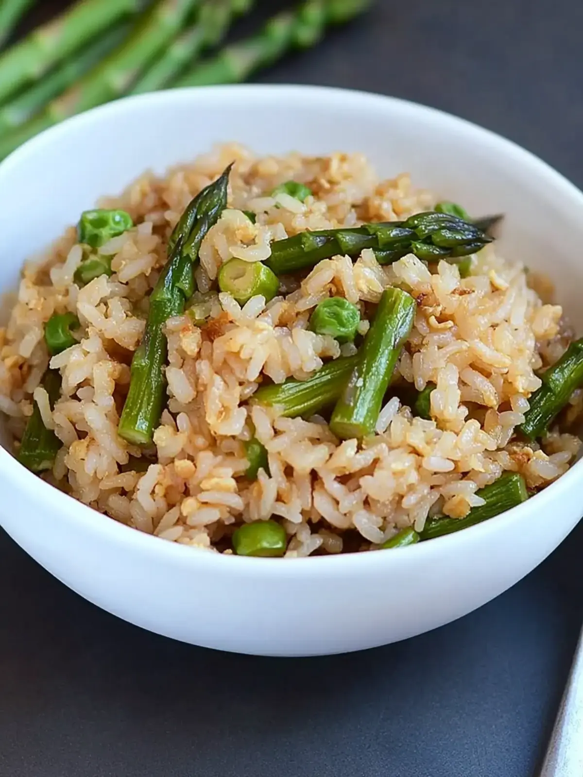 Asparagus and Ginger Fried Rice: Spring's Freshest Delight 3 Asparagus and Ginger Fried Rice