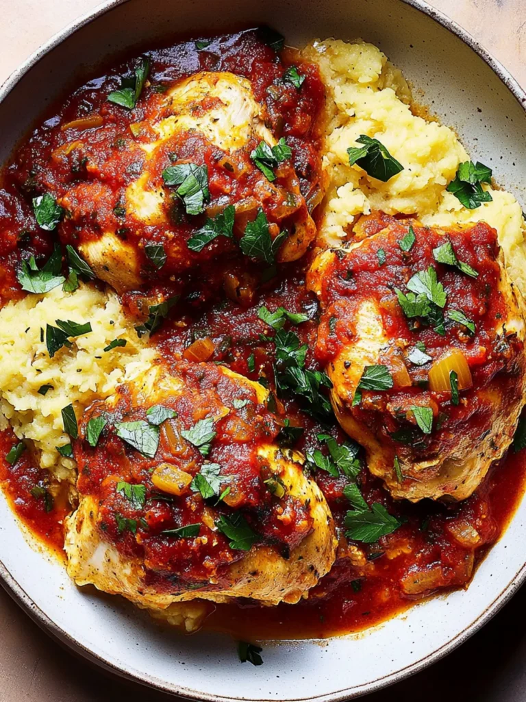 Savory Chicken Cacciatore: Effortless One-Pan Dinner Delight 2 Chicken Cacciatore