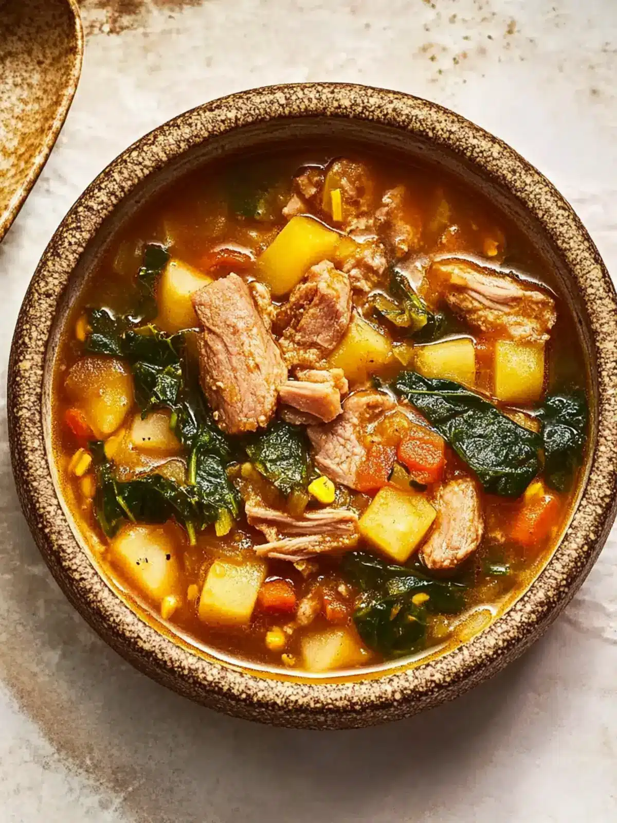 Smoky Pork-And-Greens Stew