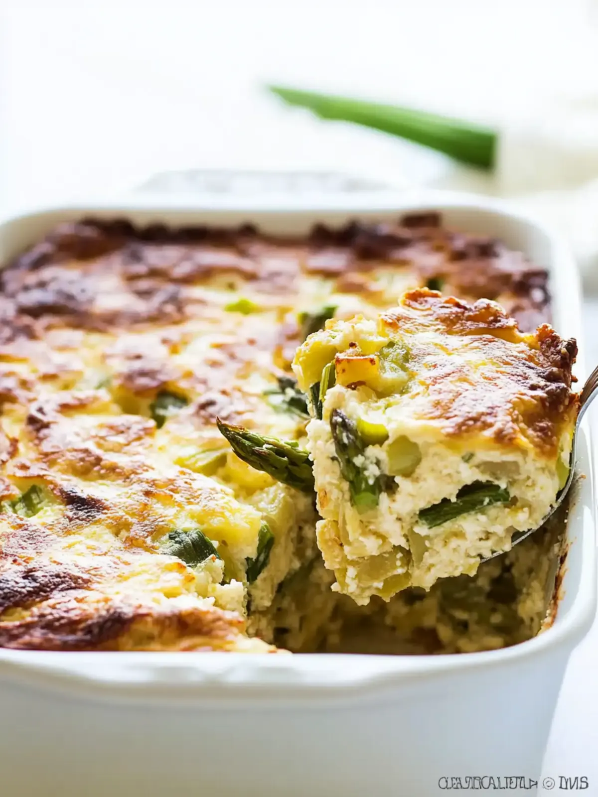 Delicious Breakfast Casserole with Leeks and Asparagus Joy 3 Breakfast Casserole with Leeks and Asparagus