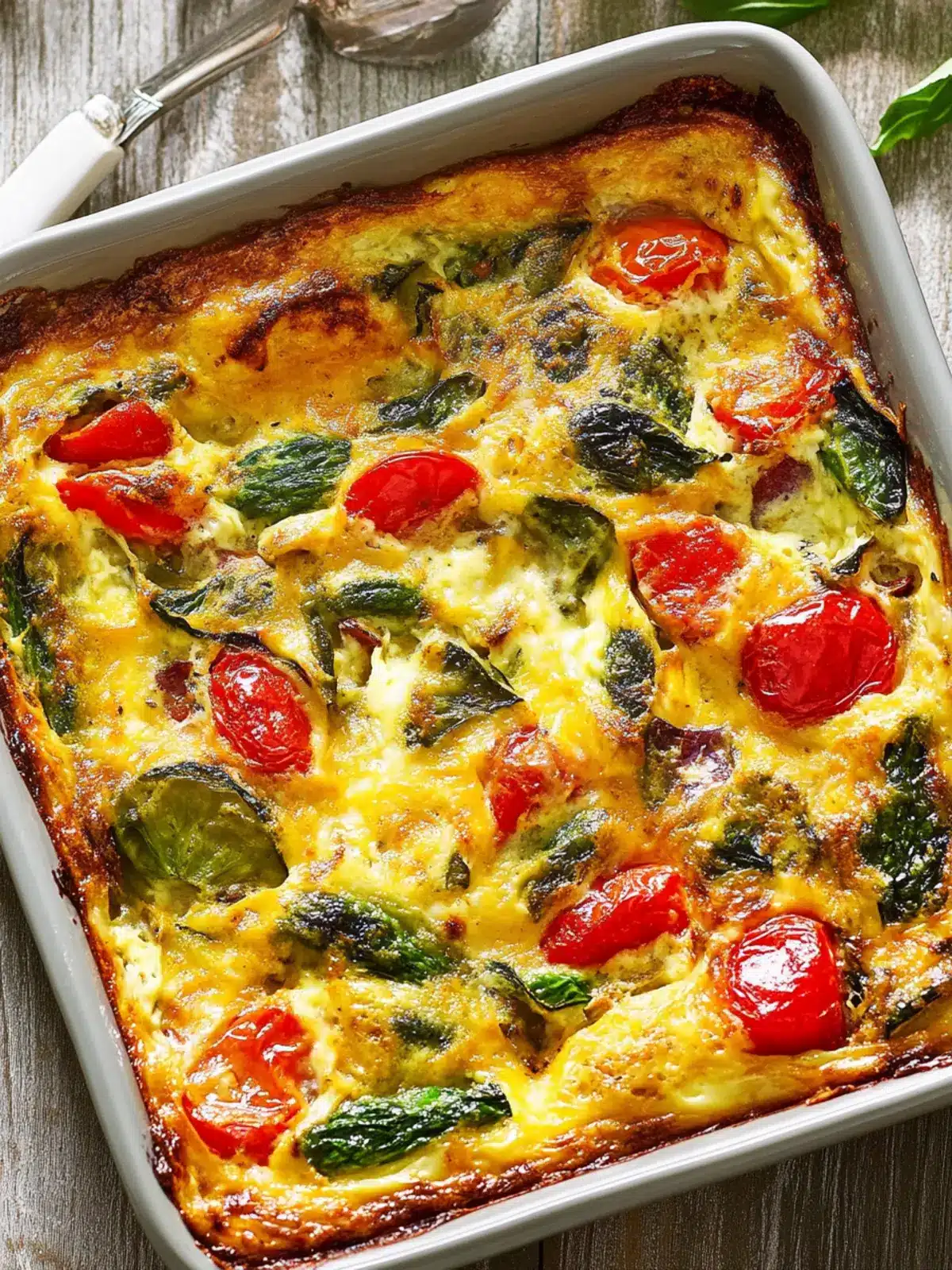 Vegetable Supreme Egg Bake